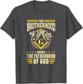 Brotherhood Of Man Masonry Masonic Freemason Freemasonry T-Shirt - FUKAMASONIC