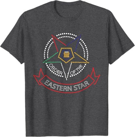 OES Star Symbol Order the Eastern Star Parents Christmas T-Shirt - FUKAMASONIC