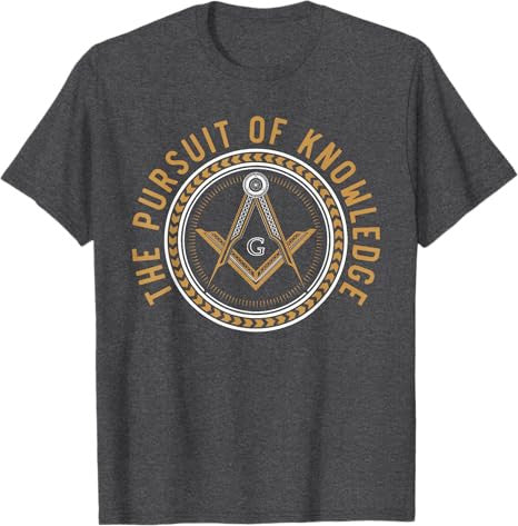 Freemason Masonic Fraternal Square & Compass Freemasonry T-Shirt - FUKAMASONIC