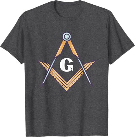 Masonic Square and Compass Freemason T-Shirt - FUKAMASONIC