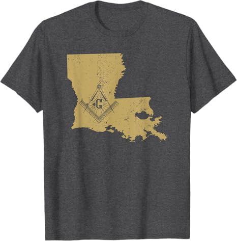 The Freemason Louisiana Shirt With Masonic Symbol - FUKAMASONIC