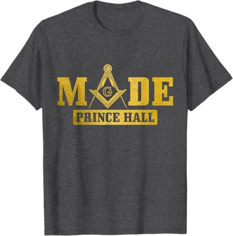 Freemason Prince Hall Square & Compass T-Shirt - FUKAMASONIC