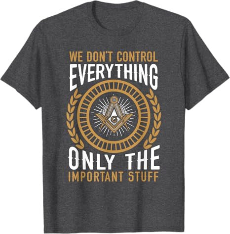 Masonic Freemasonry T-Shirt â€“ Square and Compass Fraternal Design - FUKAMASONIC