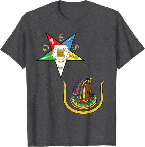 OES Daughters of Isis Split T Shirt PHA Eastern Star Tee DOI T-Shirt - FUKAMASONIC