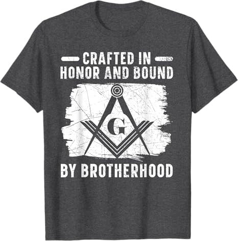 Masonic Freemason Square Compass Fraternal T-Shirt - FUKAMASONIC