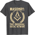 Freemason Masonic Fraternal Square and Compass T-Shirt - FUKAMASONIC