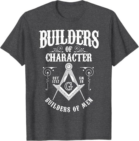 Freemason Masonic Square & Compass Symbol T-Shirt - FUKAMASONIC