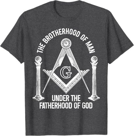 Mason Freemason Masonic Symbol Square & Compass T-Shirt - FUKAMASONIC