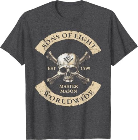 Sons Of Light Worldwide Freemasons T Shirt - FUKAMASONIC