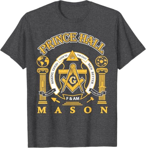 Greats Mason: Masonic Prince Hall Masons Presidents Day T-Shirt - FUKAMASONIC