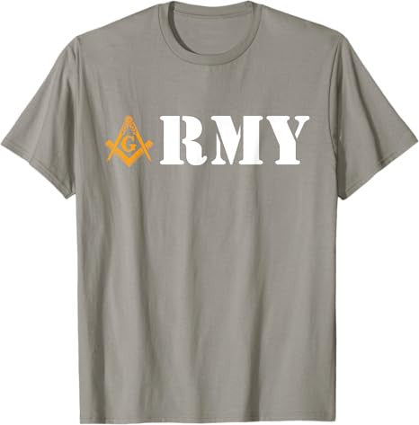 Army Masons Armed Forces Flag Day Masonic Father's Day T-Shirt - FUKAMASONIC