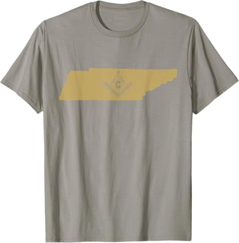 Tennessee Freemason T Shirt With Masonic Symbols - FUKAMASONIC
