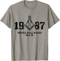 Mason Freemason Masonic Prince Hall Square & Compass T-Shirt - FUKAMASONIC