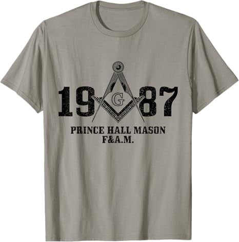 Mason Freemason Masonic Prince Hall Square & Compass T-Shirt - FUKAMASONIC