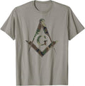 Masonic Camo Square and Compass - Freemason T-Shirt T-Shirt - FUKAMASONIC