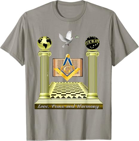 Masonic Peace T Shirt - FUKAMASONIC