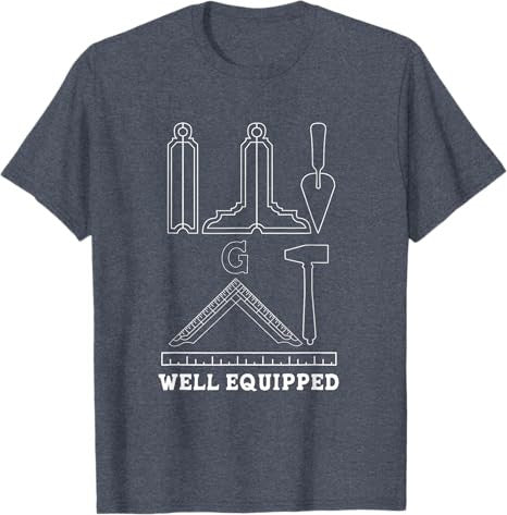 Freemason Well Equipped Masonic Master T-Shirt - FUKAMASONIC