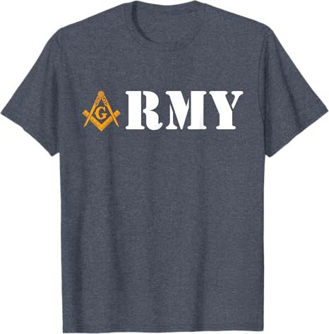 Army Masons Armed Forces Flag Day Masonic Father's Day T-Shirt - FUKAMASONIC