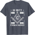 Freemasonry Strength Prevails Proud Masonic T-Shirt - FUKAMASONIC