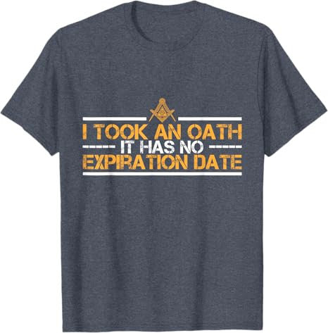 I Took an Oath Master Mason Freemasonry Masonic T-Shirt - FUKAMASONIC