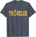 Masonic Masonic Square and Compass Travel T-Shirt - FUKAMASONIC