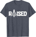 Mason Raised Square & Compass Freemason Masonic T-Shirt - FUKAMASONIC