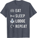 Eat Sleep Lodge Repeat T-Shirt - FUKAMASONIC