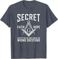 Its Not A Secret Masonic Master Square And Compass Freemason T-Shirt - FUKAMASONIC