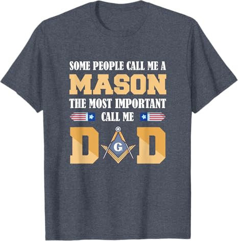 Call me Dad Masonic Dad Father's Day Gift Freemason T-Shirt - FUKAMASONIC
