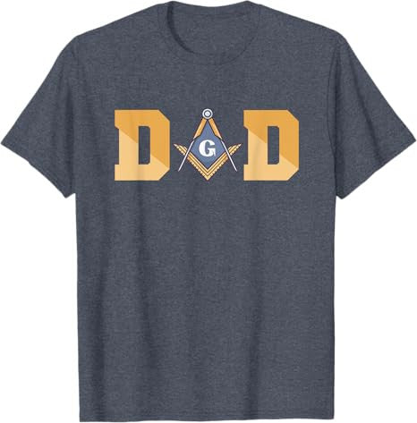 DAD Masonic Sign Father's Day Gift Freemasonry T-Shirt - FUKAMASONIC