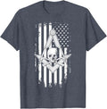 Master Mason American Flag Masonic Skull - Freemason T-Shirt T-Shirt - FUKAMASONIC