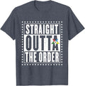 OES Straight The Order Eastern Star Thanksgiving Christmas T-Shirt - FUKAMASONIC