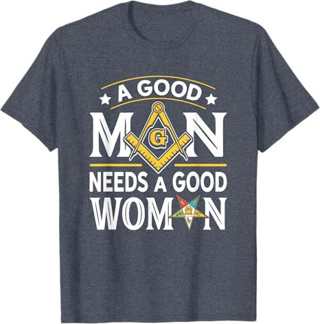 Freemasons OES Woman Masonry Masonic Freemason Freemasonry T-Shirt - FUKAMASONIC