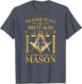 Masonic Square Compass Freemason T-Shirt - FUKAMASONIC