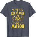 Sign Of A Mason Masonry Masonic Freemason Freemasonry T-Shirt - FUKAMASONIC