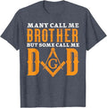 Freemason Dad Masonic Fraternal Freemasonry Square Compass T-Shirt - FUKAMASONIC