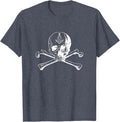 Masonic skull and bones square compass symbol - Freemason T-Shirt - FUKAMASONIC