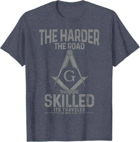 Mason Traveler Mason Square and Compass Mason T-Shirt - FUKAMASONIC