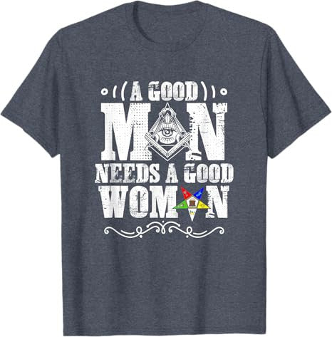 Freemasons OES Woman Masonry Freemasonry Masonic Freemason T-Shirt - FUKAMASONIC