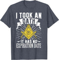 Masonic Freemasonry Fraternal Square Compass I Took An T-Shirt - FUKAMASONIC