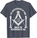 Mason Freemason Masonic Symbol Square & Compass T-Shirt - FUKAMASONIC
