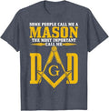 Mason Dad Square Compass Masonic Shriner Freemason T-Shirt - FUKAMASONIC