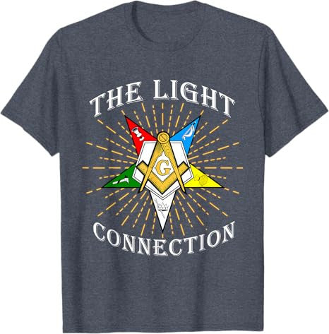 OES Masons The Light Connection Worthy Patron Parents' Day T-Shirt - FUKAMASONIC
