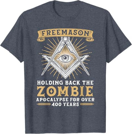 Freemason Square and Compass Masonic Fraternal T-Shirt - FUKAMASONIC