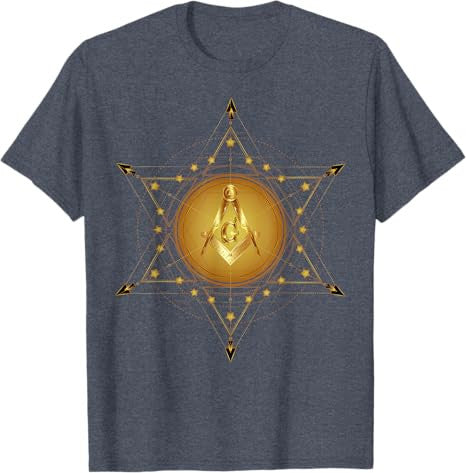 Masonic Square & Compass Freemason Christmas Birthday T-Shirt - FUKAMASONIC