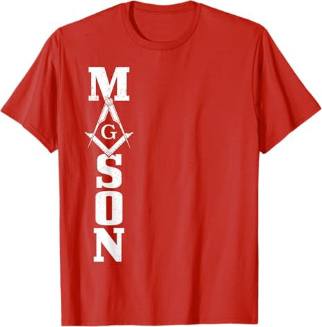 Mason Square & Compass Masonic Symbol Freemason T-Shirt - FUKAMASONIC
