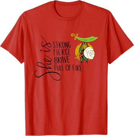 Daughters of the Nile OES Order Eastern Star She is Sister T-Shirt - FUKAMASONIC
