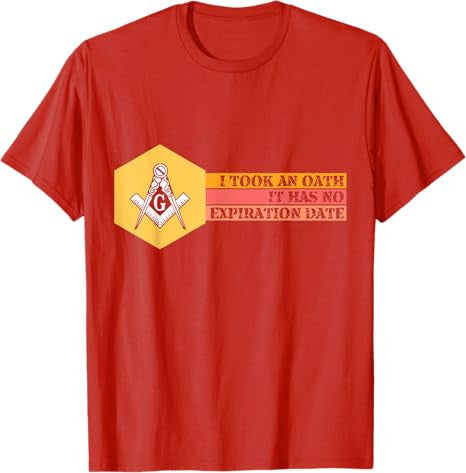 I Took an Oath Freemasonry Master Mason Masonic T-Shirt - FUKAMASONIC