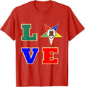 OES Love Sister Order of the Eastern Star Mother's Day T-Shirt - FUKAMASONIC