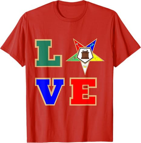 OES Love Sister Order of the Eastern Star Mother's Day T-Shirt - FUKAMASONIC